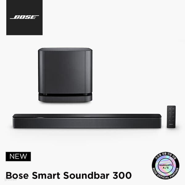 [BOSE] 보스 정품 Smart Soundbar 300 사운드바 + 베이스 모듈 500