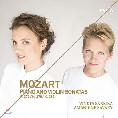 Vineta Sareika Ʈ: ̿ø ҳŸ 24, 27, 35 (Mozart: Sonatas for Piano and Violin K376, K379, K526) 