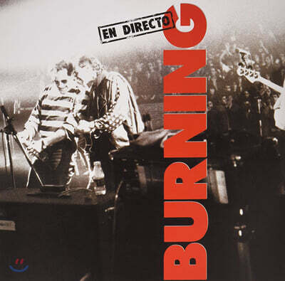Burning — En Directo 앨범 커버