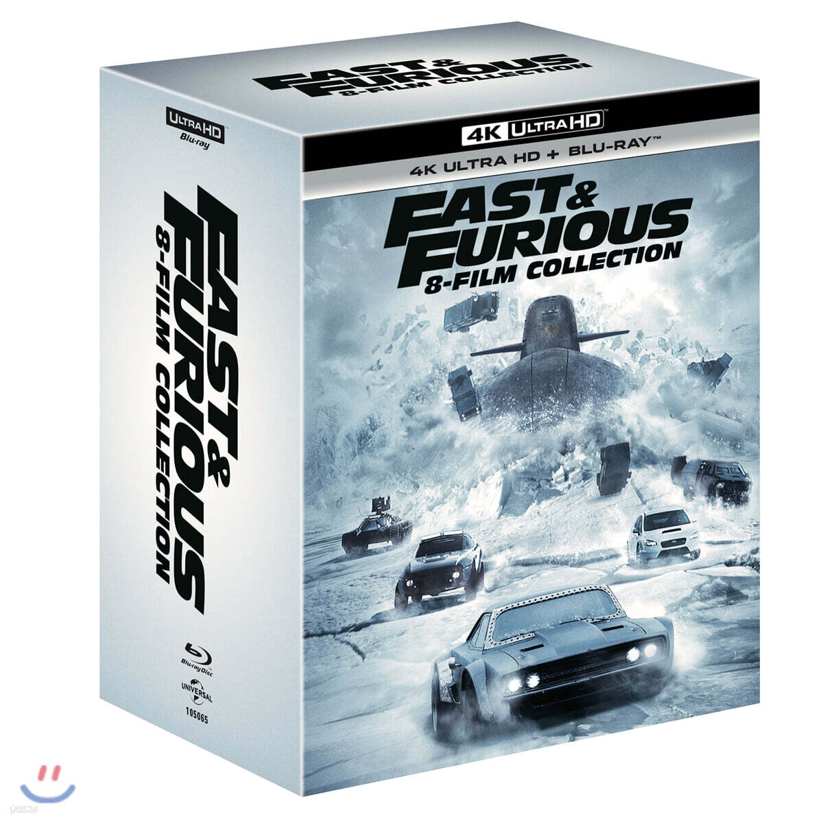 분노의 질주 8-Movie 콜렉션 (16Disc, 4K UHD 아웃박스) : 블루레이