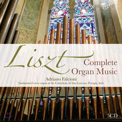 Adriano Falcioni Ʈ:    (Liszt: Complete Organ Music) 