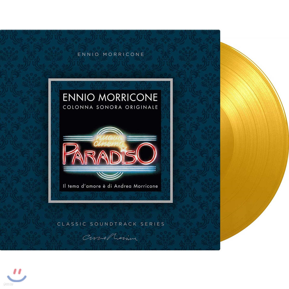 시네마 천국 영화음악 (Cinema Paradiso OST by Ennio Morricone 엔니오 모리꼬네) [솔리드 옐로우 컬러 LP] 