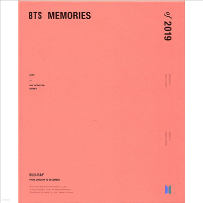방탄소년단 (BTS) - Memories Of 2019 (6Blu-ray)(Blu-ray)(2020)