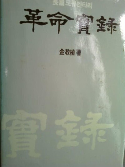 혁명실록 10 / 김교식, 성도문화사, 1987