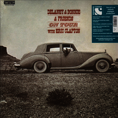 Delaney & Bonnie — On Tour (With Eric Clapton) 앨범 커버