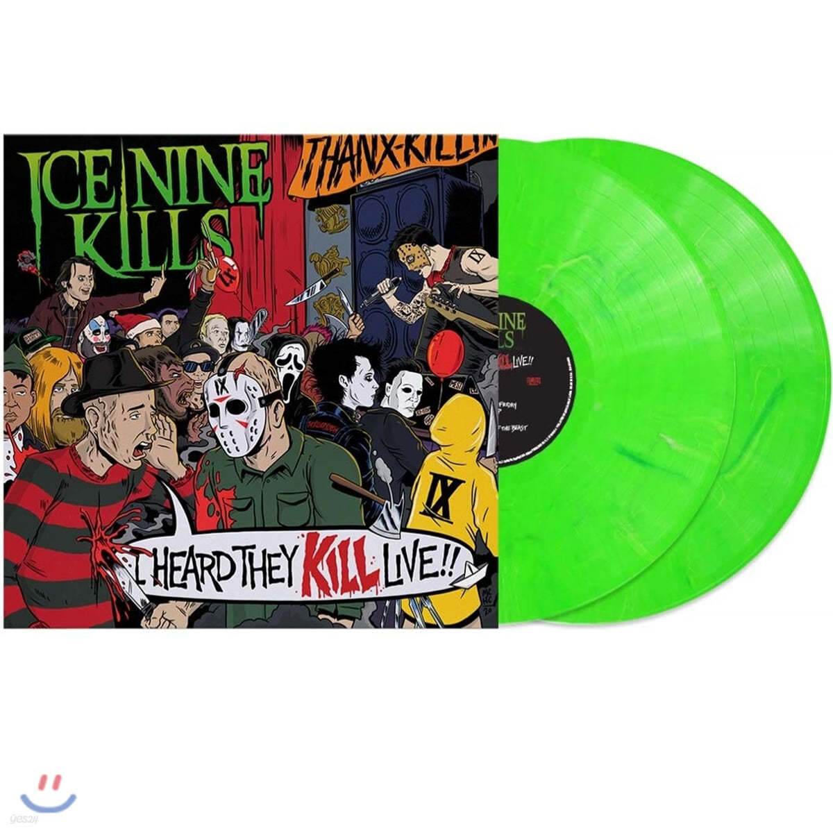 Ice Nine Kills (아이스 나인 킬스) - I Heard They Kill Live [네온그린 마블 컬러 2LP]