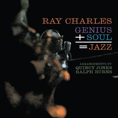 Ray Charles — Genius + Soul = Jazz 앨범 커버