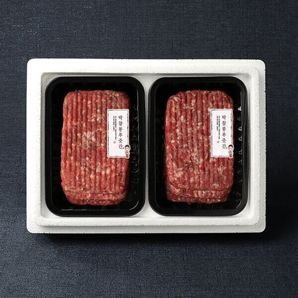 [9/9(수)순차출고][박참봉푸줏간]한우 떡갈비 선물세트 1호 720g (360g x 2팩)