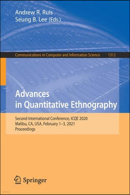 Advances in Quantitative Ethnography: Second International Conference, Icqe 2020, Malibu, Ca, Usa, February 1-3, 2021, Proceedings