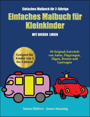 Einfaches Malbuch fur 2-Jahrige