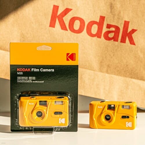 Kodak 코닥 필름 카메라 M35 Yellow 토이 카메라