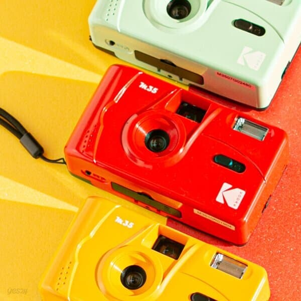 Kodak 코닥 필름 카메라 M35 Flame Scarlet 토이 카메라