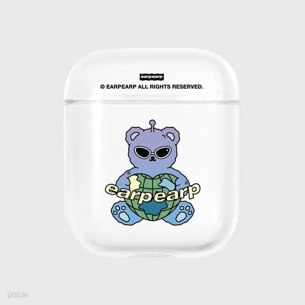 Space night bear-clear(Air pods)