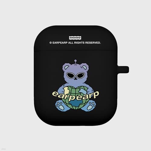 Space night bear-black(Air pods)