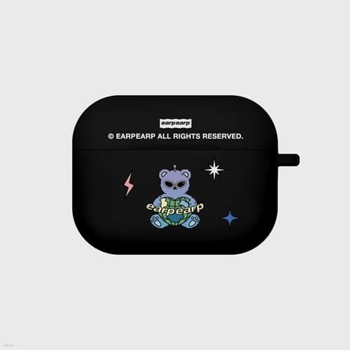 Space night bear-black(Air pods pro case)