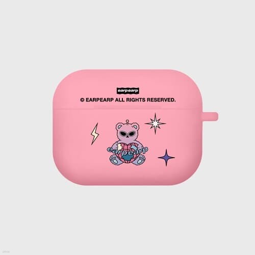 Space night bear-pink(Air pods pro case)