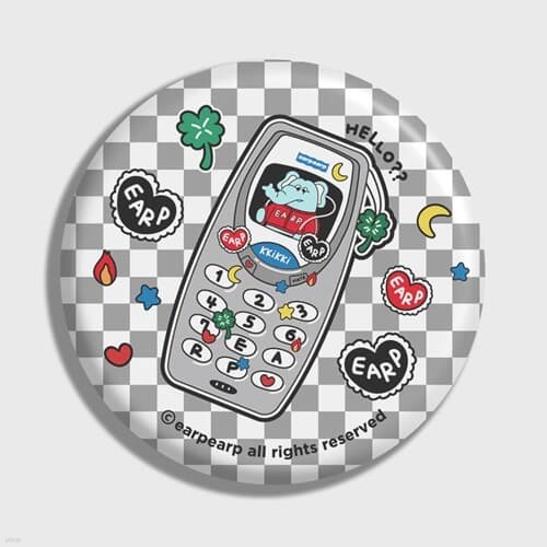 kkikki retro cell phone-gray(거울)