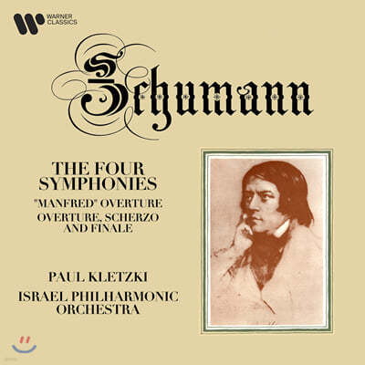 Paul Kletzki :  1-4 (Schumann: Symphonies Nos.1-4) 