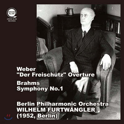 Wilhelm Furtwangler : ź   / :  1 (Weber: 'Der Freischutz' Overture / Brahms: Symphony Op.68) 