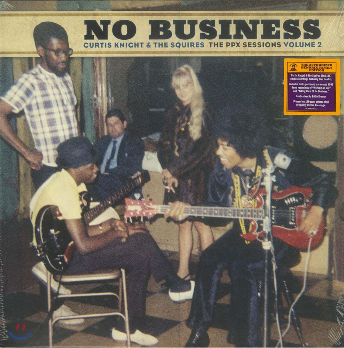 Curtis Knight / The Squires (커티스 나잇 / 더 스콰이어스) - No Business (The PPX Sessions Volume 2) [브라운 컬러 LP]