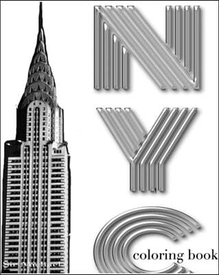 New York City chrysler building coloring sketch book: New York City chrysler building coloring sketch book