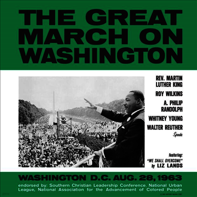 Various Artists — The Great March On Washington 앨범 커버