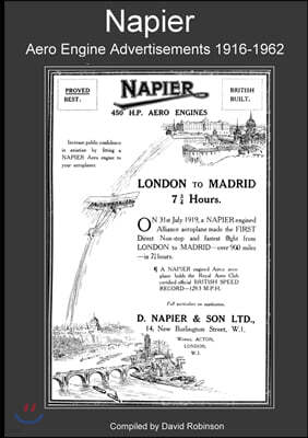 Lulu Press Napier Aero Engine Advertisements 1916-1962