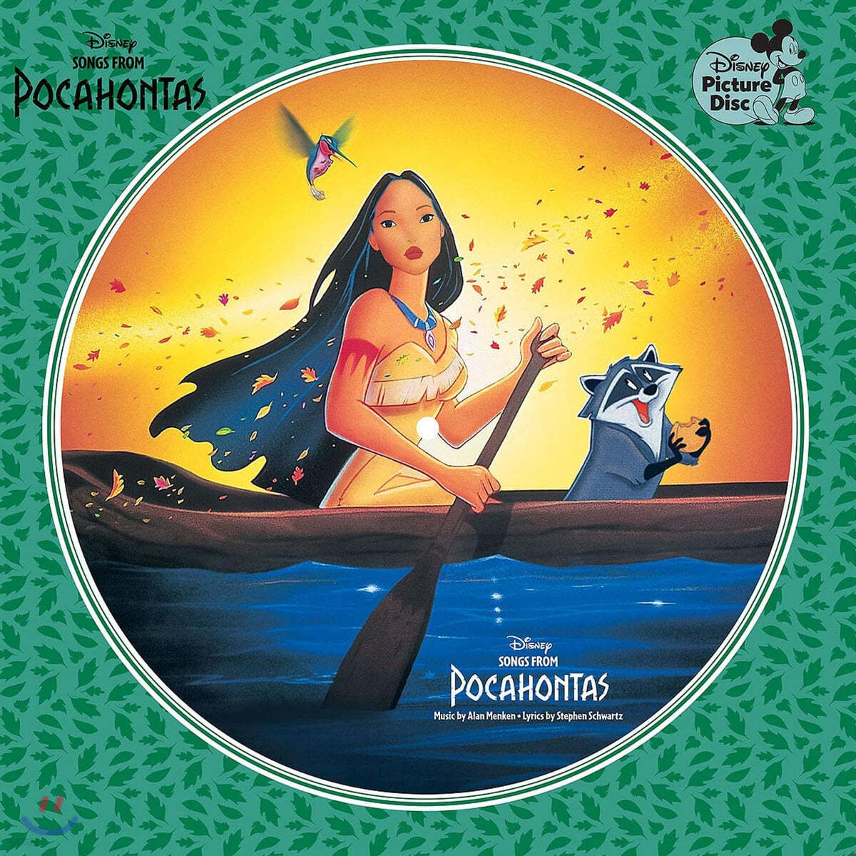 월트 디즈니 애니메이션 '포카혼타스' 영화음악 (Pocahontas OST by Alan Menken) [픽쳐디스크 LP] 