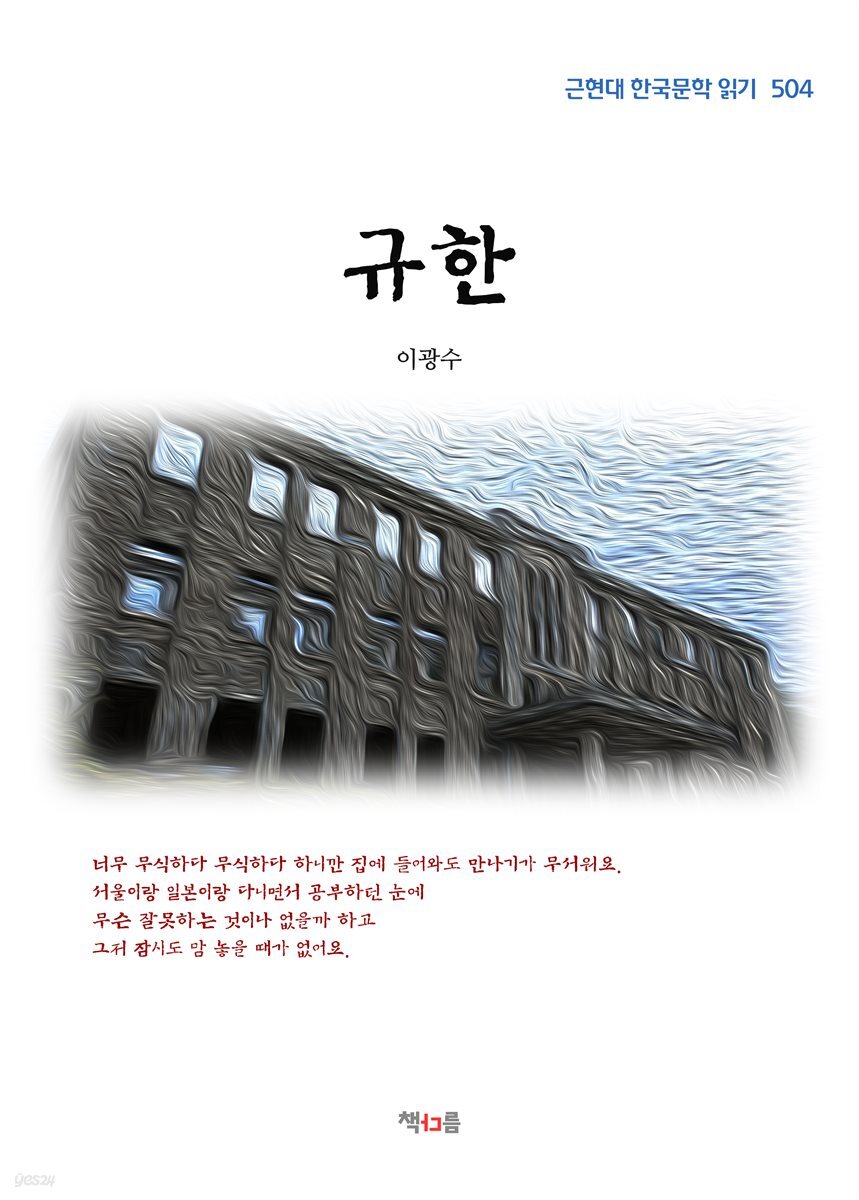 이광수 규한 (근현대 한국문학 읽기 504)