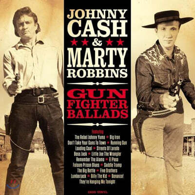 Johnny Cash / Marty Robbins — Gunfighter Ballads 앨범 커버