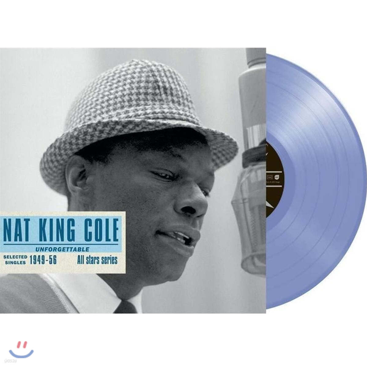 Nat King Cole (냇 킹 콜) - Unforgettable [투명 블루 컬러 LP] 