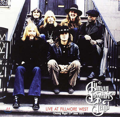 The Allman Brothers Band — Live At Fillmore West Closing Night 27th June 1971 앨범 커버