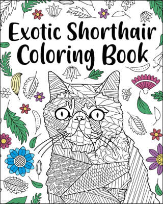 Blurb Exotic Shorthair Coloring Book