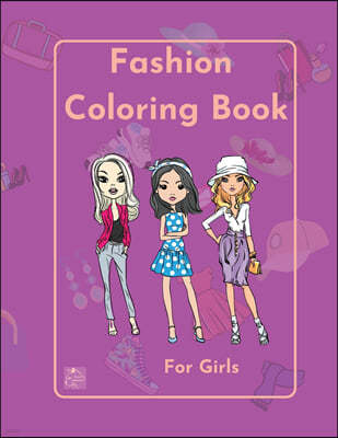 Fashion Coloring Book for girls