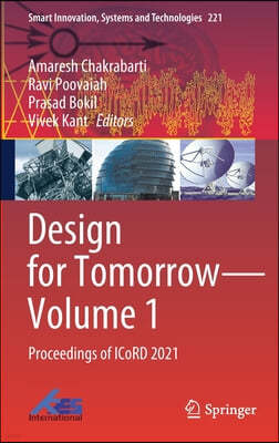 Design for Tomorrow--Volume 1: Proceedings of Icord 2021