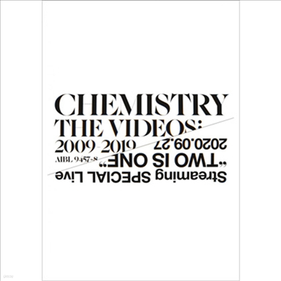 Chemistry (ɹ̽Ʈ) - The Videos : 2009-2019 (2Blu-ray)(Blu-ray)(2021)