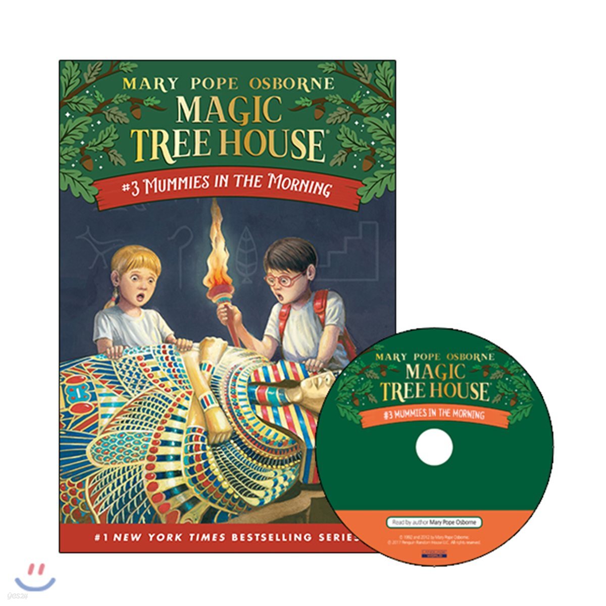 Magic Tree House #3 : Mummies in the Morning (Book + CD)