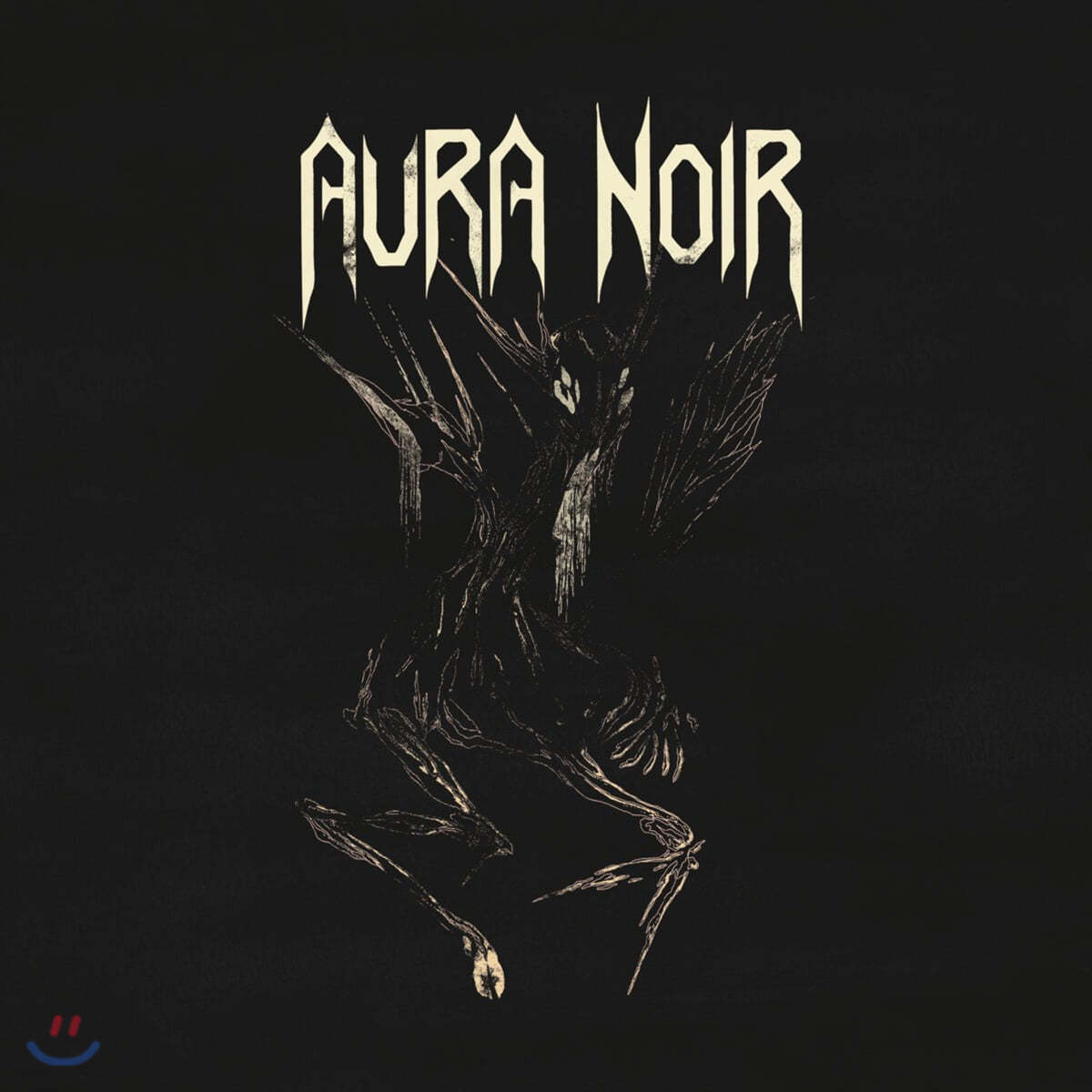 Aura Noir (아우라 노이어) - Aura Noire [화이트 &amp; 블랙 &amp; 레드 스펙클스 컬러 LP]