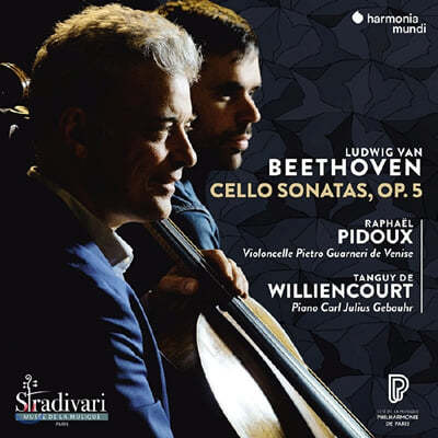 Raphael Pidoux 베토벤: 첼로 소나타 1번, 2번 (Beethoven: Cello Sonatas Op.5) 