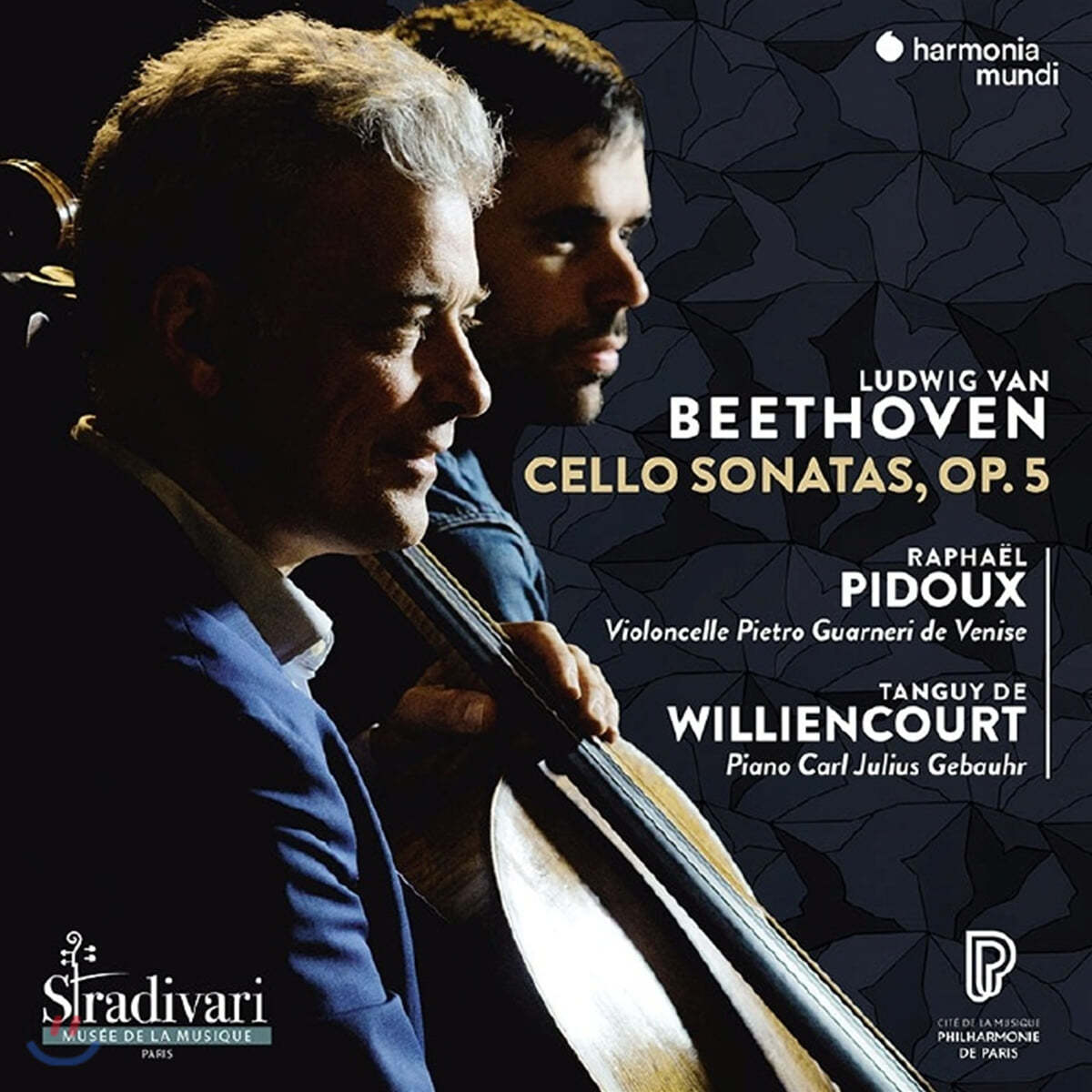 Raphael Pidoux 베토벤: 첼로 소나타 1번, 2번 (Beethoven: Cello Sonatas Op.5) 