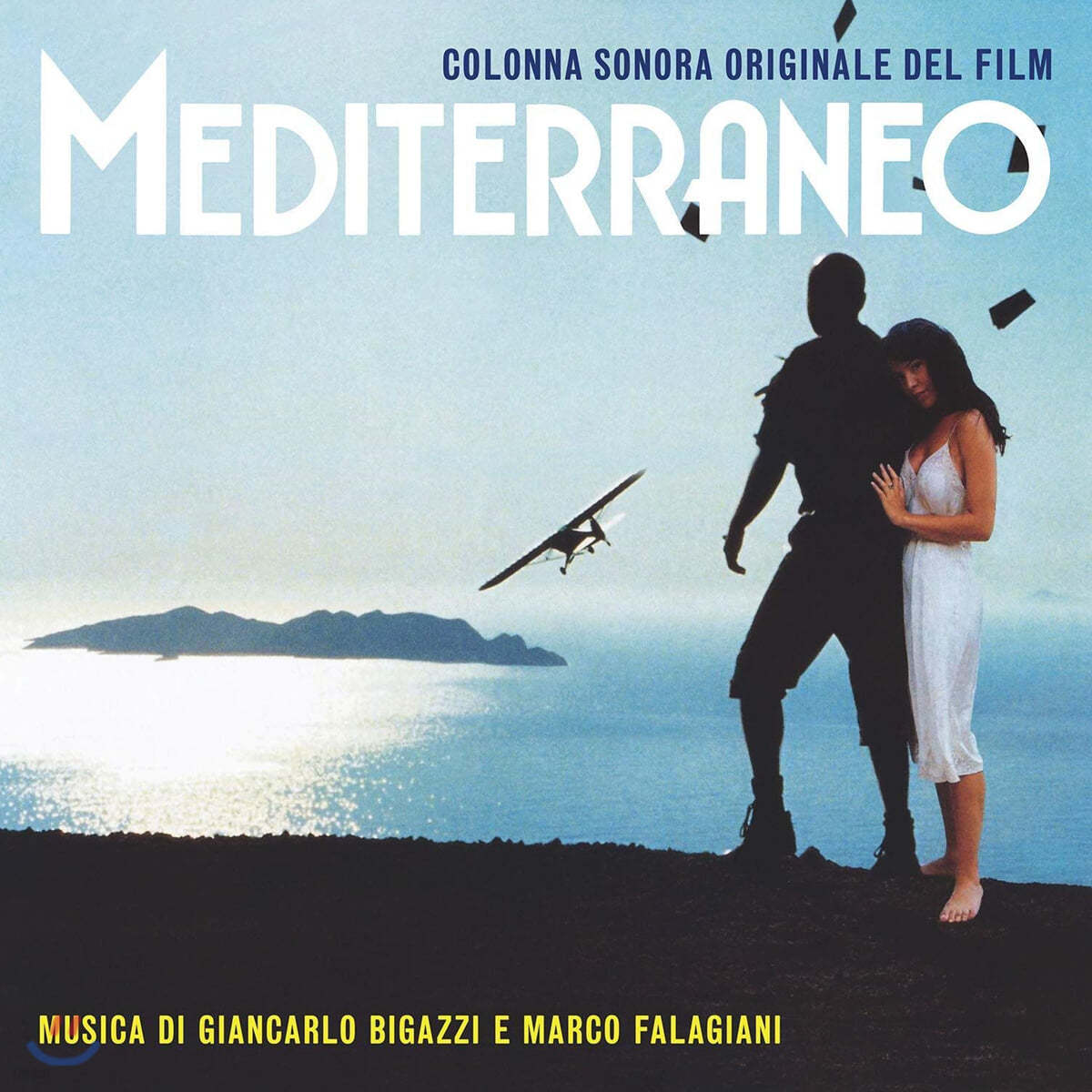 지중해 영화음악 (Mediterraneo OST by Giancarlo Bigazzi / Marco Falagiani) [투명 블루 컬러 LP]