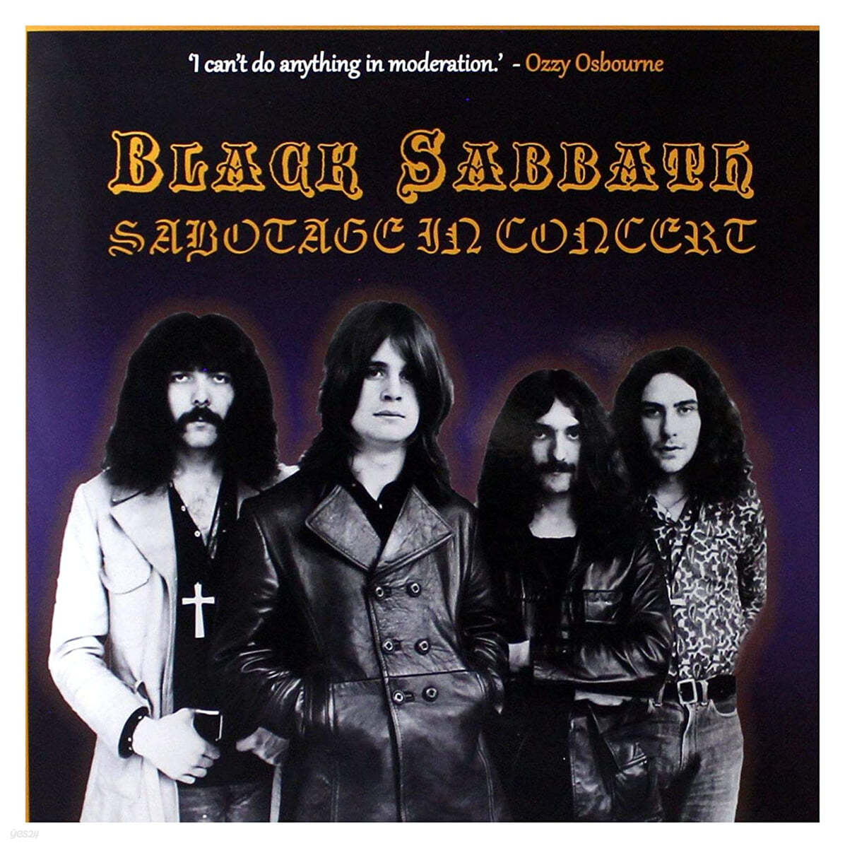 Black Sabbath (블랙 사바스) - Sabotage In Concert [10인치 투명 퍼플 스플래터 컬러 2 Vinyl]