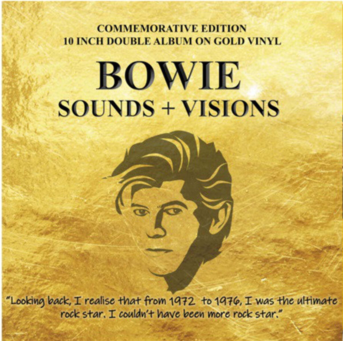 David Bowie (데이비드 보위) - Sounds + Visions [골드 컬러 10인치 2 Vinyl] 