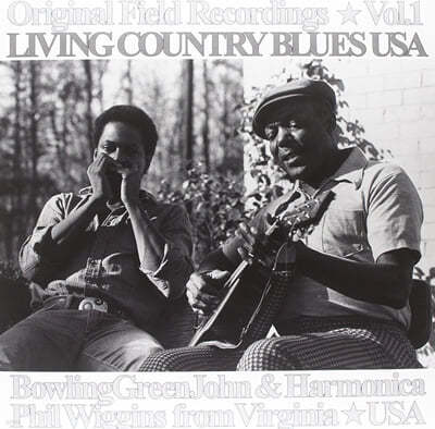 Bowling Green John / Harmonica Phil Wiggins ( ׸  / ϸī  佺) - Living Country Blues USA [LP] 