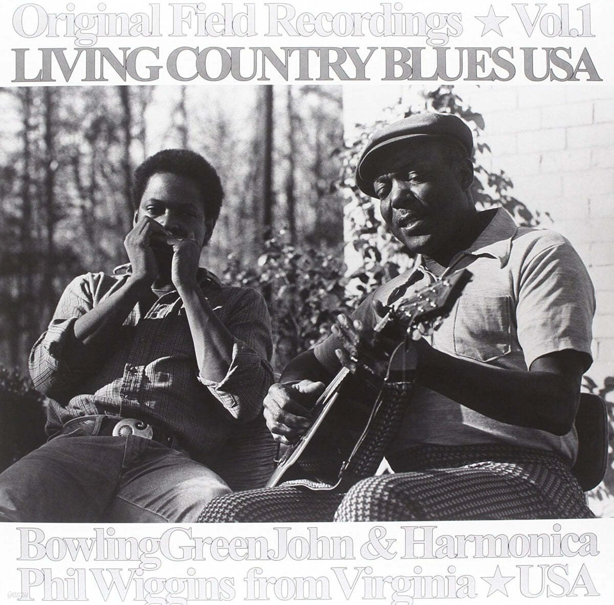 Bowling Green John / Harmonica Phil Wiggins (볼링 그린 존 / 하모니카 필 위긴스) - Living Country Blues USA [LP] 
