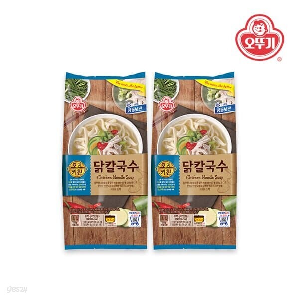 오뚜기 오즈키친 닭칼국수 670g x 2개 - YES24