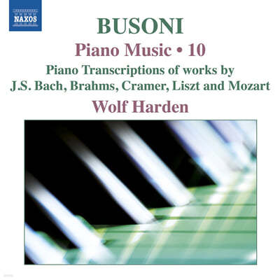 Wolf Harden : ǾƳ ǰ 10 (Busoni: Works for Piano Vol. 10) 
