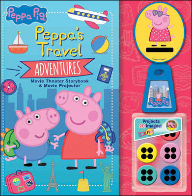 Peppa Pig: Peppa's Travel Adventures Storybook & Movie Projector