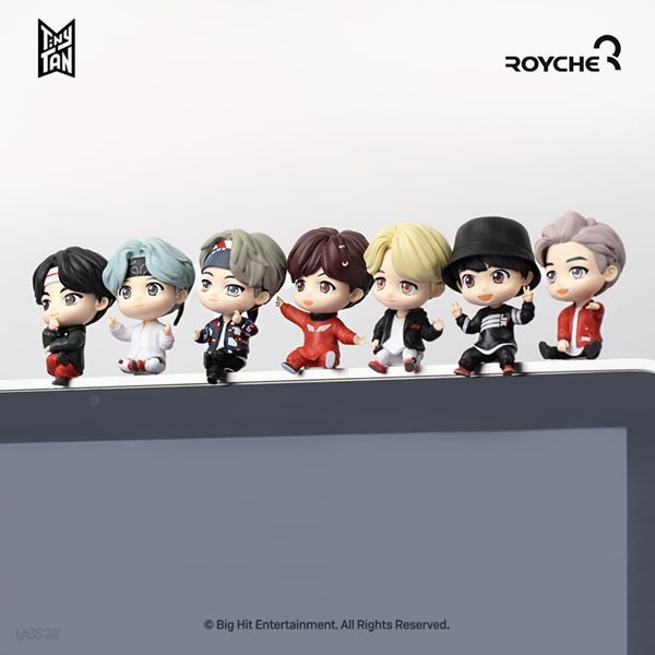 [로이체] 타이니탄 방탄소년단 7종 모니터 미니 피규어 (BTS Monitor Mini Figure)