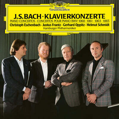 Christoph Eschenbach / Justus Frantz / Gerhard Oppitz / Helmut Schmidt — Christoph Eschenbach 바흐: 건반협주곡 (Bach: Concerto for 2 Harpsichords BWV 1060,1061,1063,1065) 앨범 커버